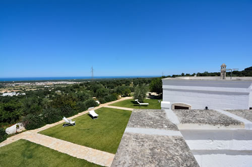 Il mare dall’Agriturismo Masseria Spetterrata