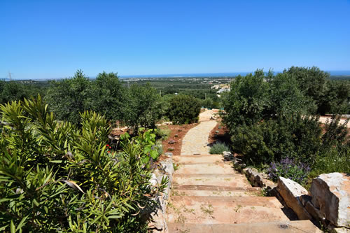 Il mare dall’Agriturismo Masseria Spetterrata